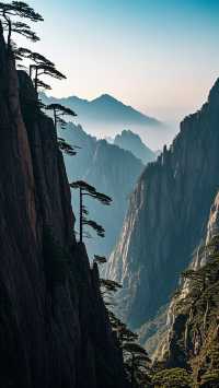 日出雲海黃山絕景
