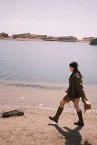 青海狂野大片!在烏素特水上雅丹當一天西部牛仔