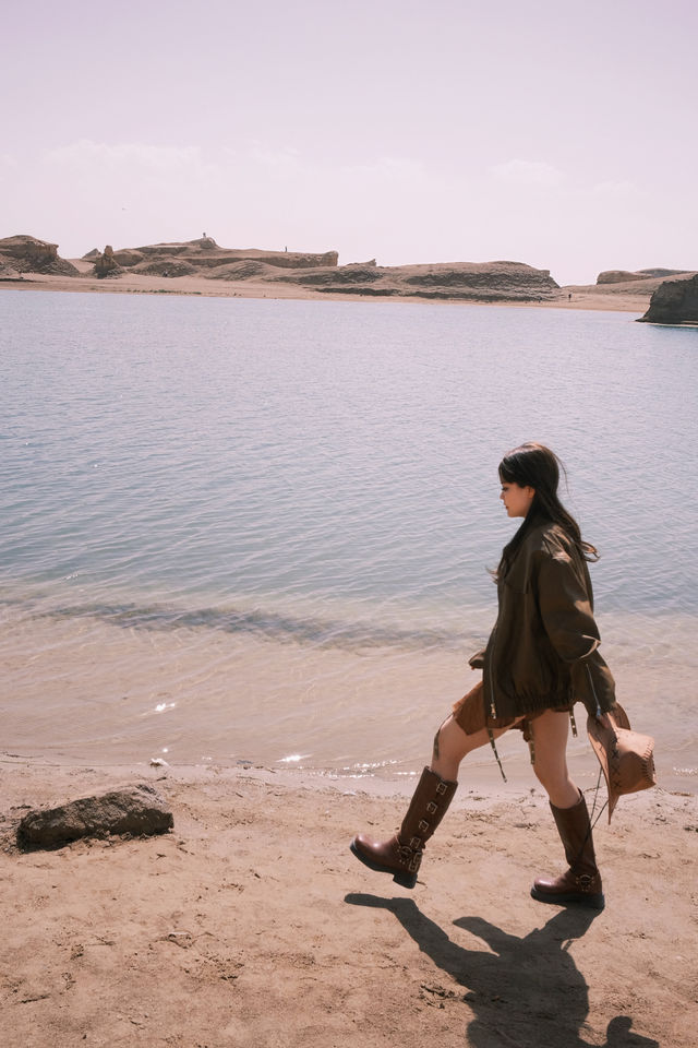 青海狂野大片!在烏素特水上雅丹當一天西部牛仔 青海狂野大片!在烏素特水上雅丹當一天西部牛仔