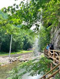 浙南秘境龍灣潭在千米懸空棧道看絕美飛瀑