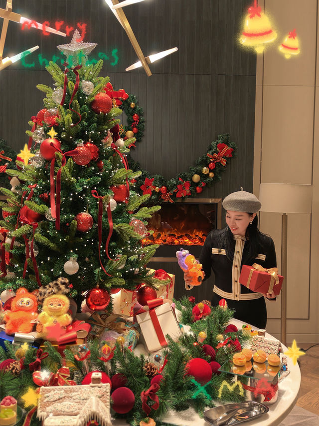 北京首都機場的聖誕驚喜來啦！