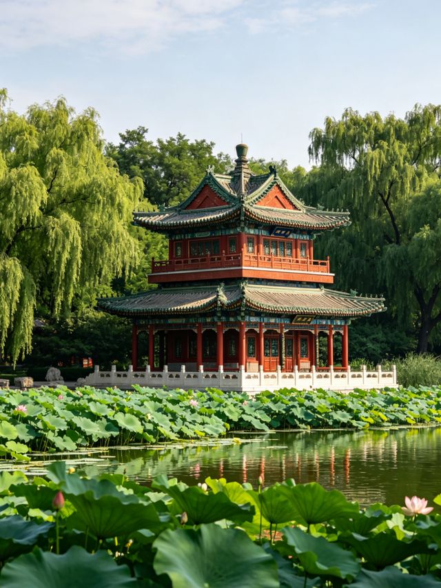 蓮池書院｜保定夏日荷塘古風秘境