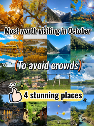 4 best places to visit in October without the crowds