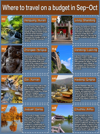 Visit 8 uncrowded places on a budget, perfect for a September trip
