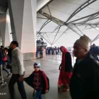 🇮🇳インド ニューデリー "インディラガンジー国際空港" 空港内に仏像!? とにかく至る所が広い空港!!