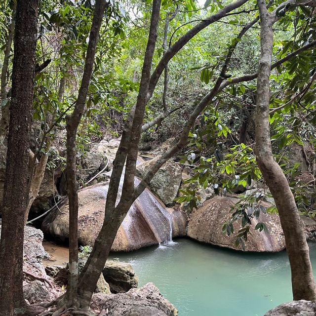  น้ําตกเอราวัณ 7 ชั้น กาญจนบุรี 🏞️🏔️🏕️