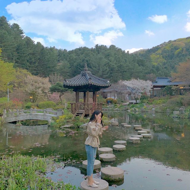 산책 하고 싶을 땐 아침고요수목원! 