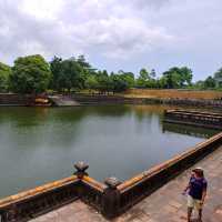 Looking within the citadel of Hue's Imperial City