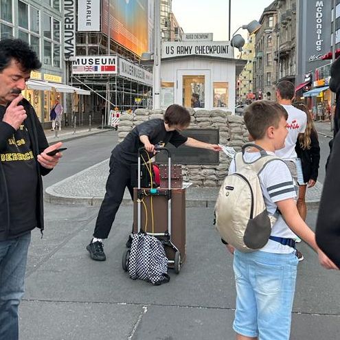 Checkpoint charlie-visit while at Germany