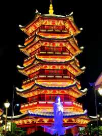Pretty Pagoda and Chinatown in Jakarta