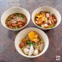 ⛵️กินเตี๋ยวต้มยำริมแม่น้ำเจ้าพระยาย่านนนทบุรี