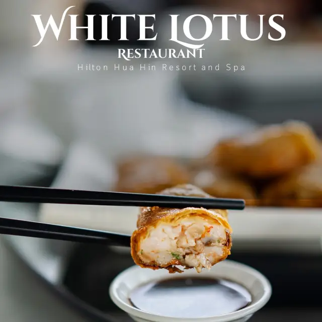 white lotus restaurant at Hilton Hua Hin