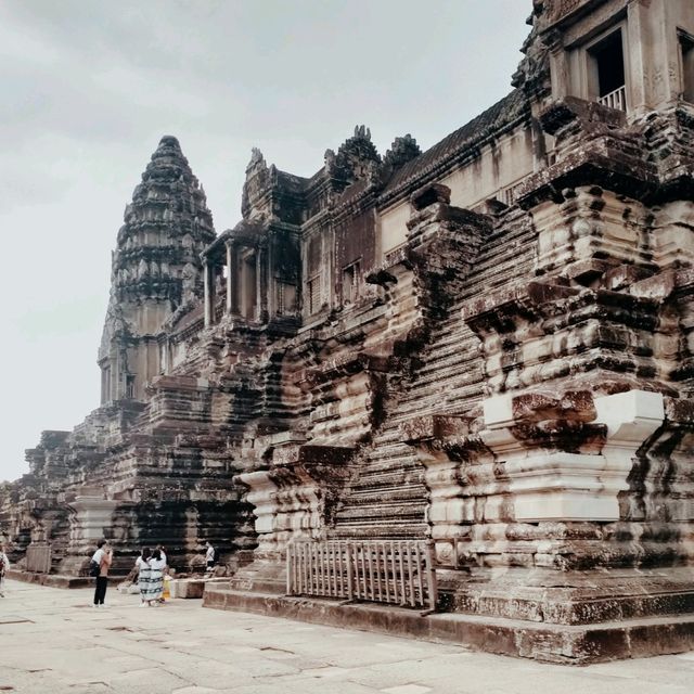 Angkor Wat sunrise without the sun.