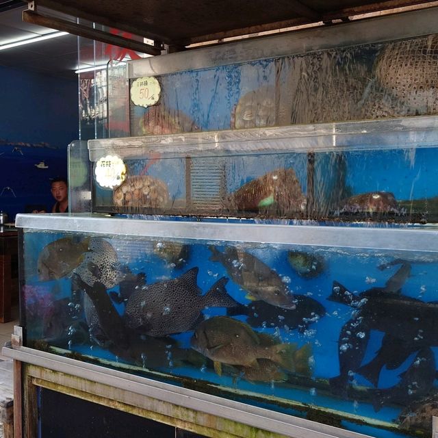台湾の漁荘海鮮餐庁