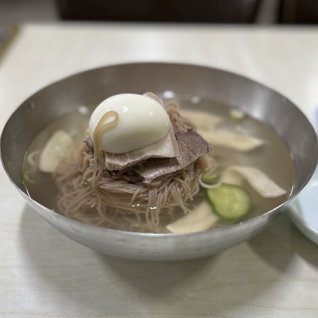 【韓国ソウル・東大門】ミシュランに選ばれた本場の冷麺「平壌麺屋」