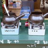 옛 먹거리가 가득한 시장