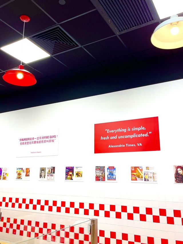 마카오에서 먹는 파이브가이즈🍔🍟