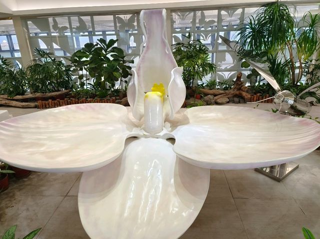 桃園機場-花蝶雅居裝置藝術休息區🦋心靈廣場|（渡假風休憩區）