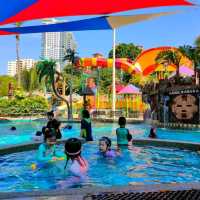 Relaxing in Sunway Lagoon Theme Park