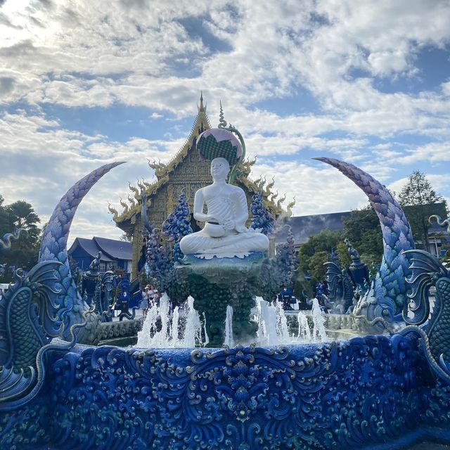 วัดร่องเสือต้น (วัดสีน้ำเงิน )จังหวัดเชียงราย