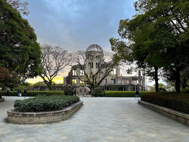 Inside the peace museum in Hiroshima