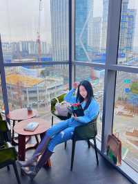졸라서 많이 가고싶었던 카페 방문 상상보다? 좋았습니다....🏙🌲