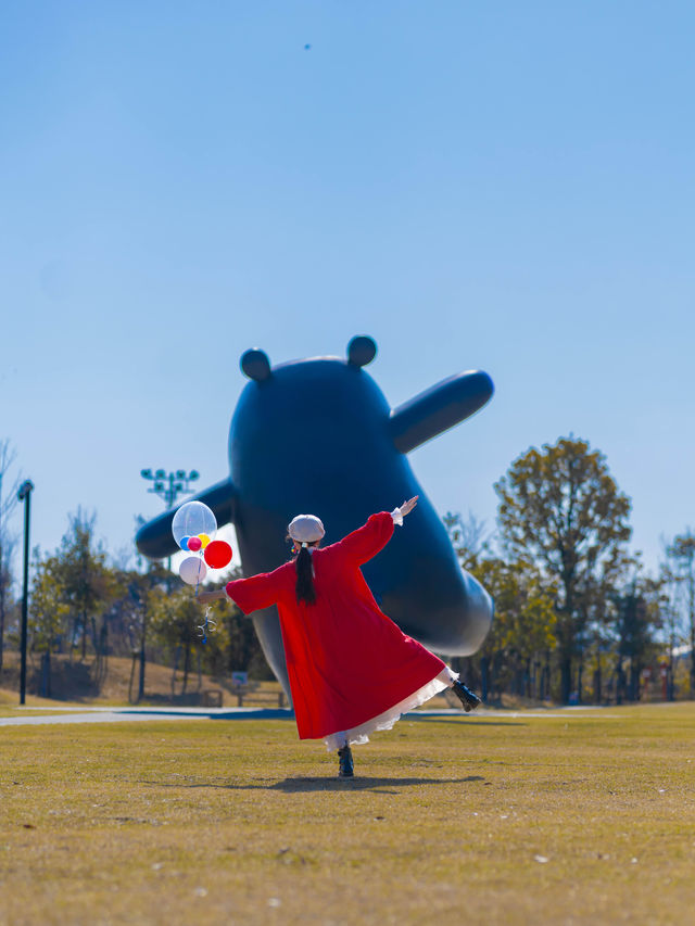 無料で会える６メートルのくまモン🐻🎈