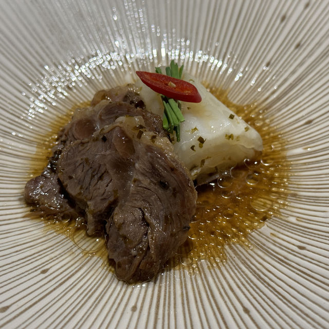 강남 파인다이닝 레스토랑 민규 청담점 스키야끼 오마카세
