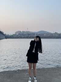 서울 반포한강공원 세빛섬