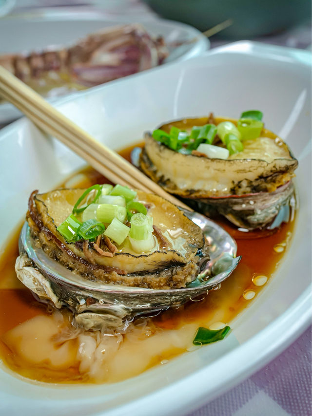 布袋澳發記海鮮，即開即食用料堅