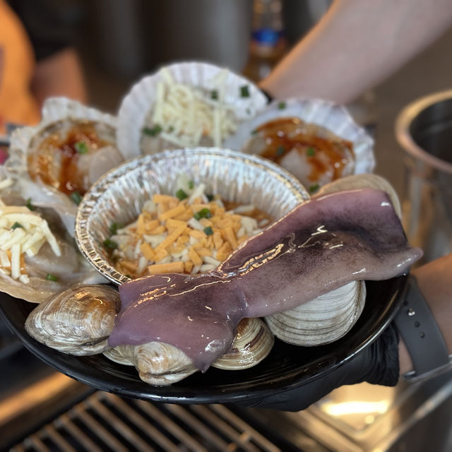압구정 조개구이 맛집 하와이조개