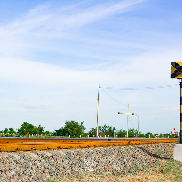 ทางรถไฟลอยน้ำ ลพบุรี 