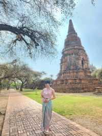 เเต่งชุดไทยไปวัดไชย🙏🙏