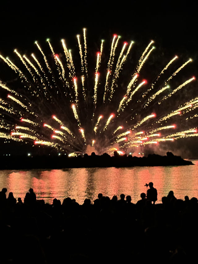 【福井 南越前町】福井県の夏を彩る「河野夏まつり」で、幻想的な花火の夜を楽しみました🧡