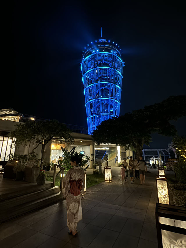 〜神奈川県〜江ノ島のシンボルシーキャンドルと和のライトアップ✨