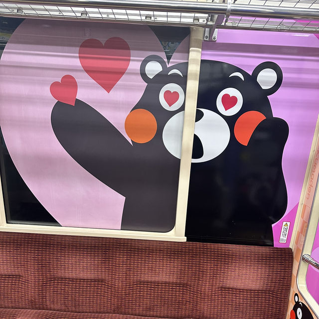 熊本電鐵上熊本站列車體驗😘