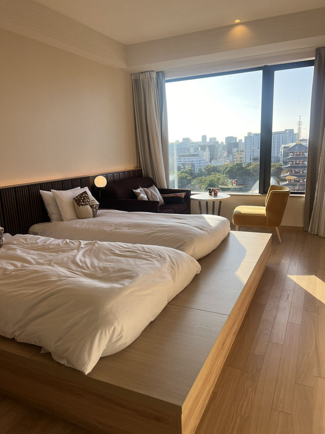 浅草の街並みを丸ごと一望できるホテル🏨