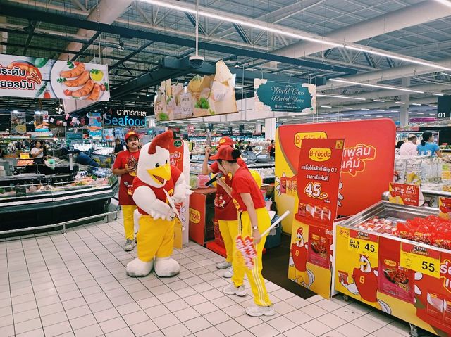 【泰國】芭提雅最大超市賣場商場Big C Extra Central Pattaya，購買泰國特產好去處，滿兩千泰銖以上可辦退稅