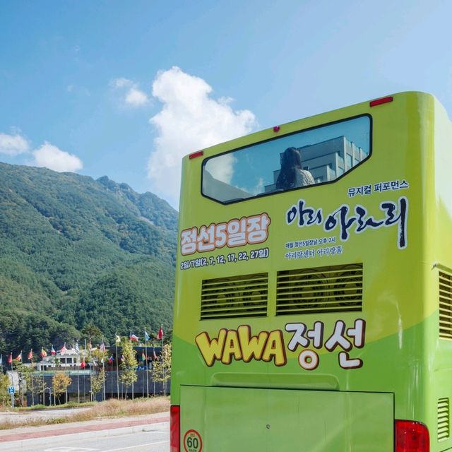 정선의 관광지를 편하게 다닐수 있는