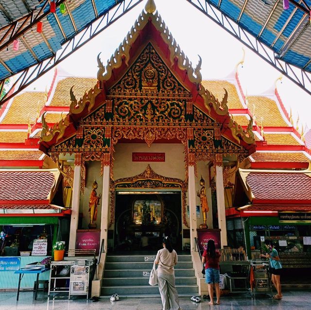 泰國曼谷素坤逸地區百年歷史寺廟景點馬哈布寺Wat Mahabut，適合拍照📸打卡冥想好去處