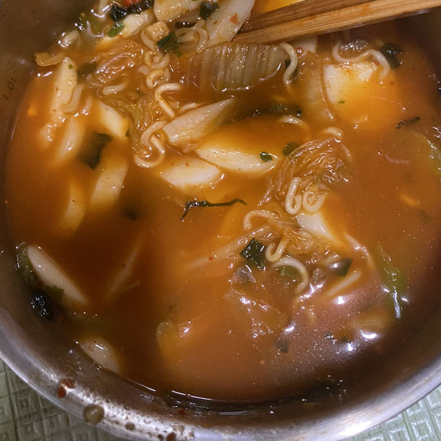 지리산 할머니 민박에서 먹은 야식