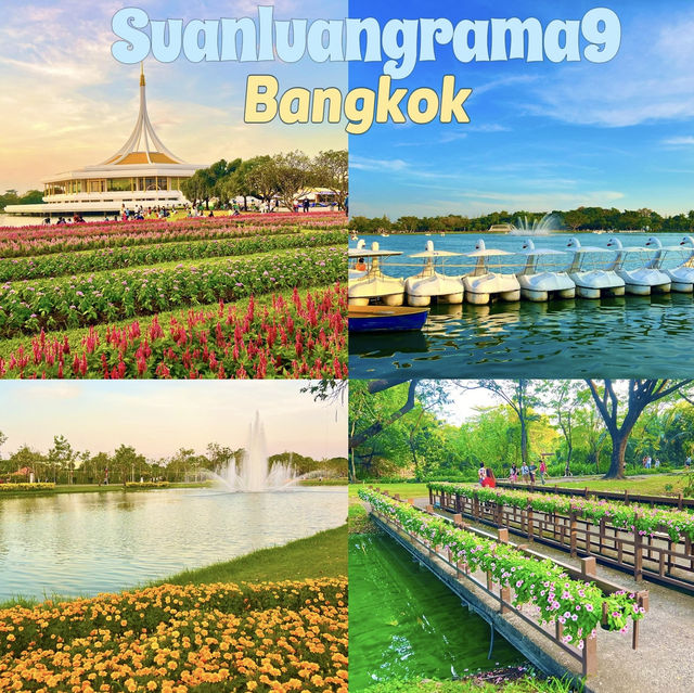 สวนหลวงร.9 สวนสาธารณะที่ใหญ่ที่สุดในกรุงเทพ