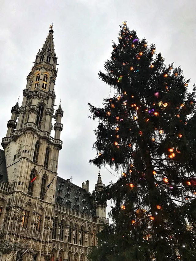🎄🇧🇪Beautiful Square in Brussels Belgium🇧🇪😍