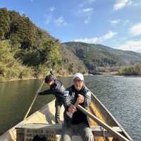 An Enchanting Winter Boat Ride Down the Hozugawa River!