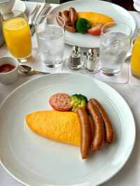 Elegant morning with room service at Hotel New Otani Tokyo