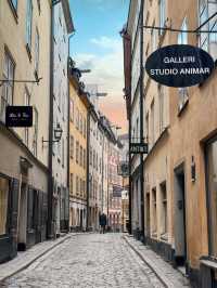 Exploring the Charming Streets of Gamla Stan 🏰✨