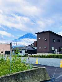 Scenic Views of the Train Ride from Tokyo to Fujiyoshida with Mount Fuji 