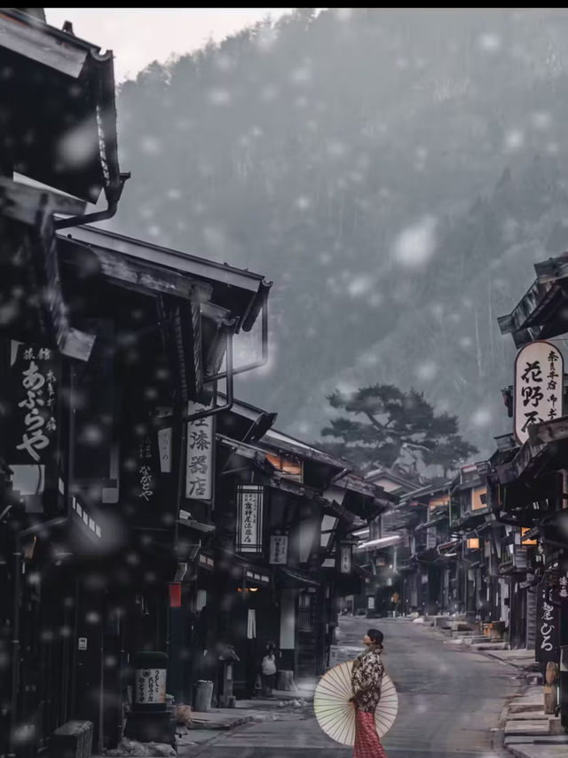 かつて木曽路一番の賑わいをみせた宿場町『奈良井 宿』❄️