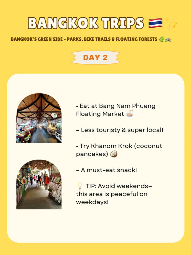 Bangkok itinerary 🌳🌳