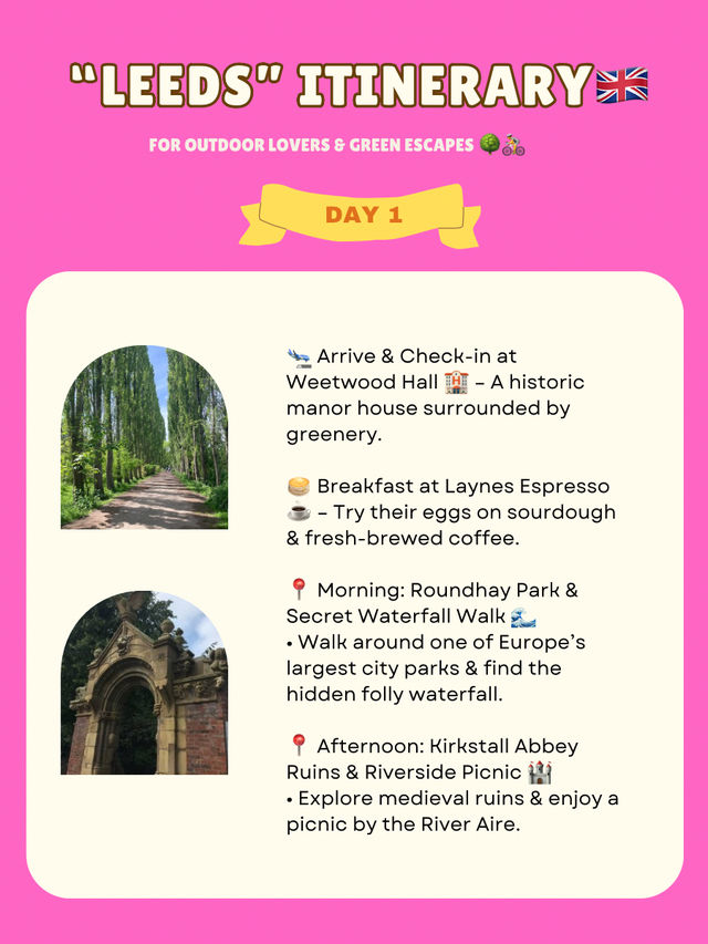 Leeds itinerary 🇬🇧